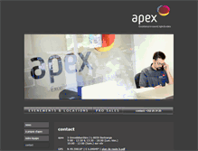 Tablet Screenshot of apex.lu