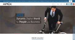 Desktop Screenshot of apex.it