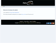 Tablet Screenshot of apex.info